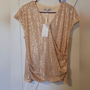Grace Karin sequin top Nwt Sz LARGE